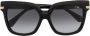Cazal 8502 zonnebril met vierkant montuur Zwart - Thumbnail 1