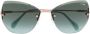 Cazal Zonnebril met cat-eye montuur Groen - Thumbnail 1