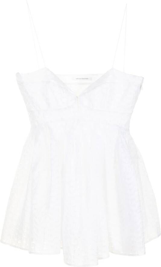 Cecilie Bahnsen Broderie anglaise blouse Wit