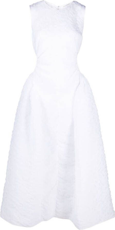 Cecilie Bahnsen Mouwloze jurk Wit