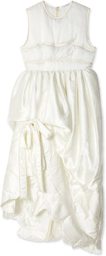 Cecilie Bahnsen Jurk met strikdetail Wit