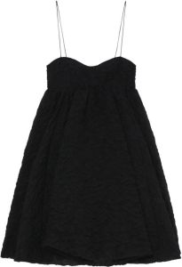 Cecilie Bahnsen Matelassé mini-jurk Zwart