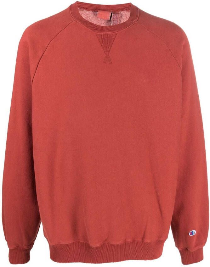 Champion Sweater met logopatch Rood