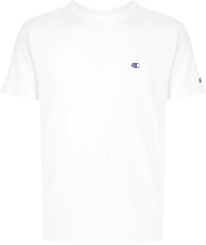 Champion T-shirt met geborduurd logo Wit