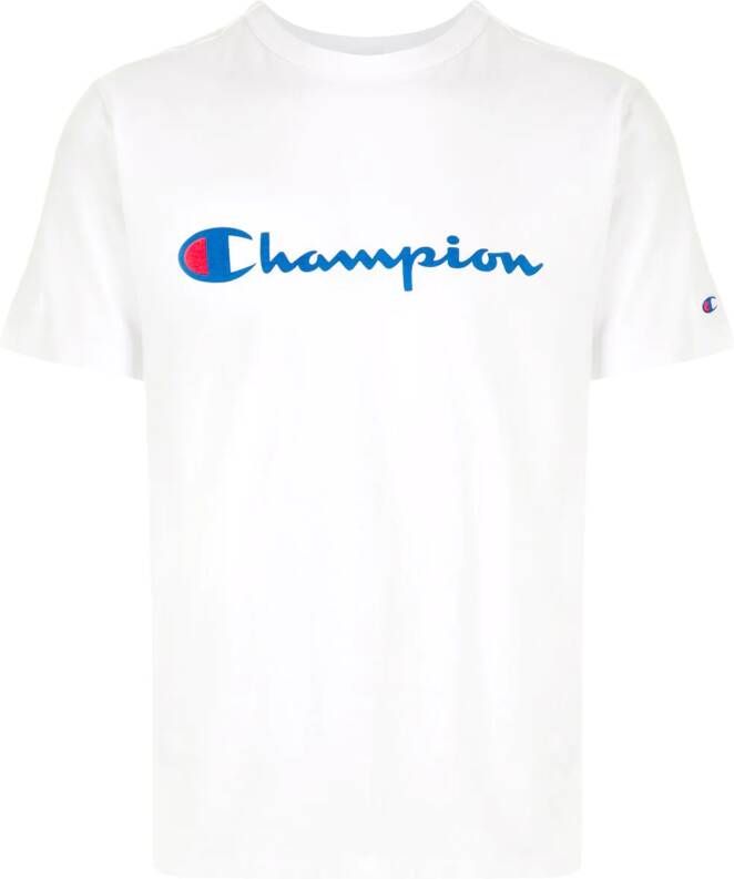 Champion T-shirt met logoprint Wit