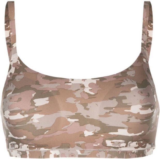 Chantelle Bralette met luipaardprint Bruin