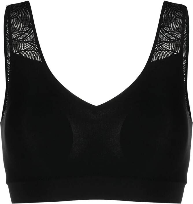 Chantelle Top met kant Zwart