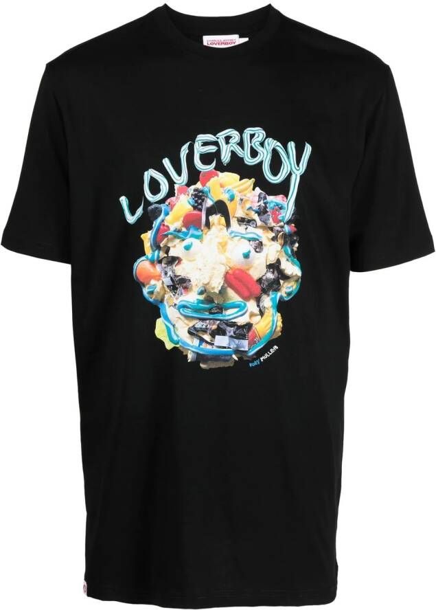 Charles Jeffrey Loverboy T-shirt met logoprint Zwart
