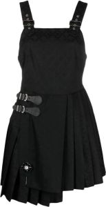 Charles Jeffrey Loverboy Mini-jurk met jacquard Zwart