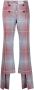 Charles Jeffrey Loverboy Geruite broek Blauw - Thumbnail 1