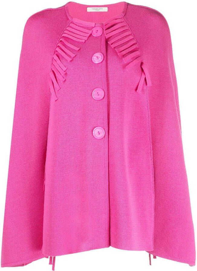 Charlott Gebreide top Roze