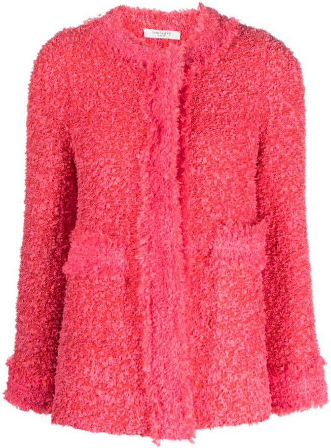 Charlott Jack met franje Roze