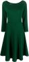 Charlott Midi-jurk met lange mouwen Groen - Thumbnail 1
