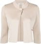 Charlott Vest met cropped mouwen Beige - Thumbnail 1