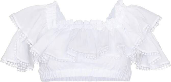 Charo Ruiz Ibiza Cropped top Wit