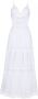 Charo Ruiz Ibiza Maxi-jurk met kant Wit - Thumbnail 1
