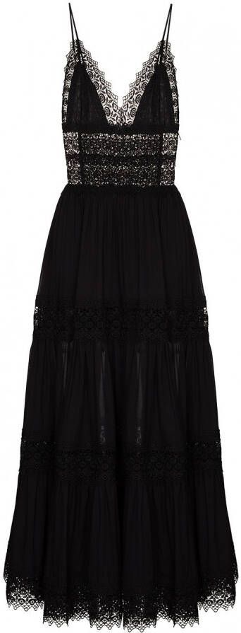 Charo Ruiz Ibiza Maxi-jurk Zwart