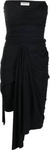 CHIARA BONI La Petite Robe Asymmetrische jurk Zwart