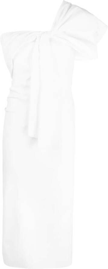 CHIARA BONI La Petite Robe Mini-jurk met strikdetail Wit