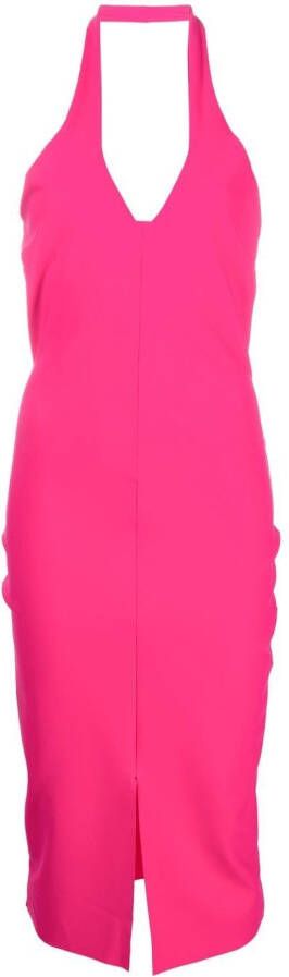 CHIARA BONI La Petite Robe Halterjurk met uitgesneden detail Roze