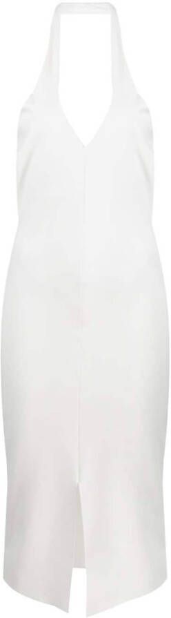CHIARA BONI La Petite Robe Halterjurk met uitgesneden detail Wit