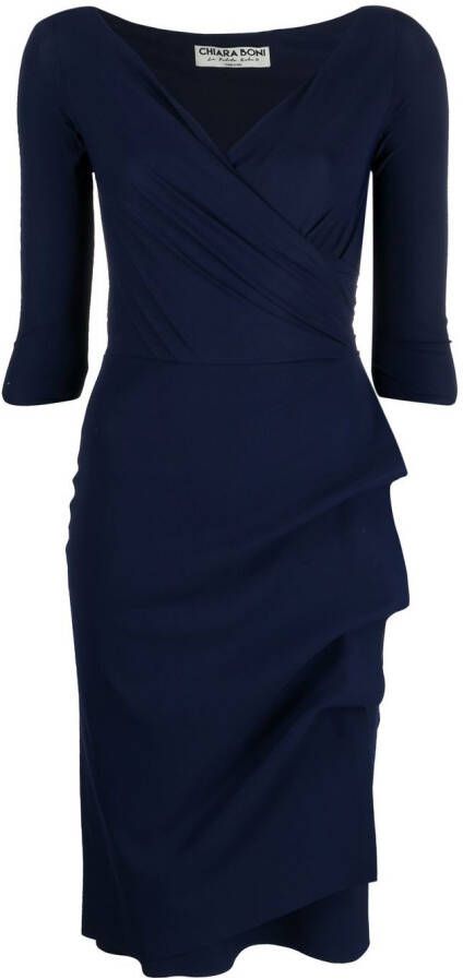 CHIARA BONI La Petite Robe Midi-jurk Blauw