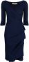 CHIARA BONI La Petite Robe Midi-jurk Blauw - Thumbnail 1