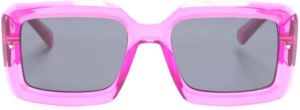 Chiara Ferragni Eyelike-motif square-lenses sunglasses Roze