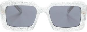 Chiara Ferragni Eyelike-motif square-lenses sunglasses Zilver
