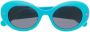 Chiara Ferragni Eyelike zonnebril met ovaal montuur Blauw - Thumbnail 1