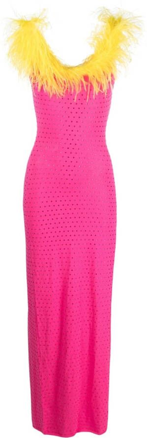 Chiara Ferragni Asymmetrische midi-jurk Roze