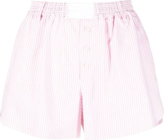 Chiara Ferragni Gestreepte shorts Roze