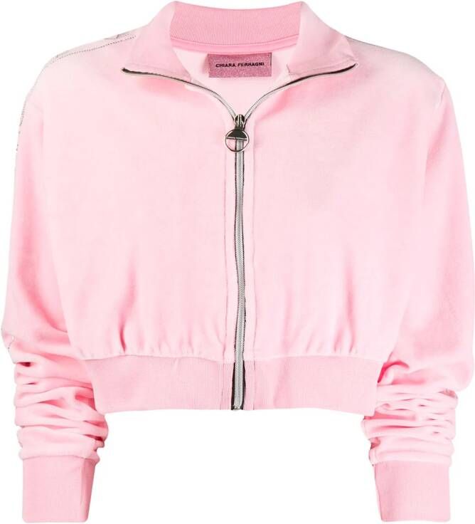 Chiara Ferragni Getextureerde shorts Roze