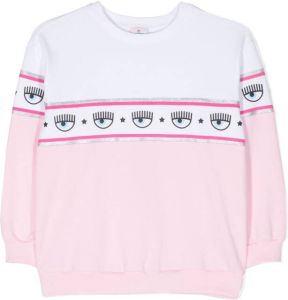 Chiara Ferragni Kids Sweater met vlakken Roze