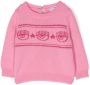 Chiara Ferragni Kids Intarsia trui Roze - Thumbnail 1