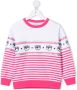 Chiara Ferragni Kids Gestreepte sweater Roze - Thumbnail 1