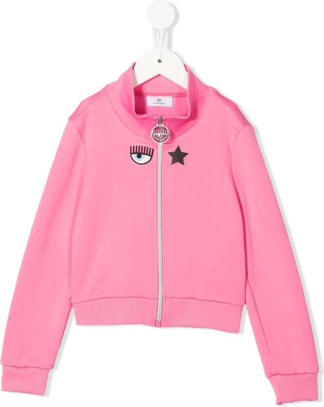 Chiara Ferragni Kids Jack met logopatch Roze