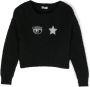 Chiara Ferragni Kids Sweater met borduurwerk Zwart - Thumbnail 1