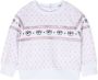 Chiara Ferragni Kids Sweater met glitter Wit - Thumbnail 1