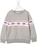 Chiara Ferragni Kids Sweater met logoband Grijs - Thumbnail 1