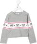 Chiara Ferragni Kids Sweater met logoband Grijs - Thumbnail 1