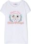 Chiara Ferragni Kids T-shirt met geborduurd logo Wit - Thumbnail 1