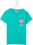 Chiara Ferragni Kids T-shirt met logopatch Groen - Thumbnail 1