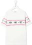 Chiara Ferragni Kids T-shirt met logoprint Wit - Thumbnail 1