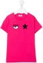 Chiara Ferragni Kids T-shirt met logoprint Roze - Thumbnail 1