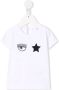 Chiara Ferragni Kids T-shirt met logoprint Wit - Thumbnail 1