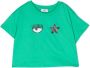 Chiara Ferragni Kids T-shirt met print Groen - Thumbnail 1