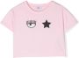 Chiara Ferragni Kids T-shirt met print Roze - Thumbnail 1