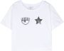 Chiara Ferragni Kids T-shirt met print Wit - Thumbnail 1