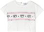 Chiara Ferragni Kids T-shirt met print Wit - Thumbnail 1